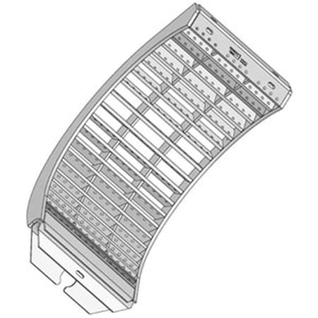 Aftermarket AH206123 Corn & Soybean Middle / Rear Concave Fits John Deere 9560STS 9570STS COT30-0052